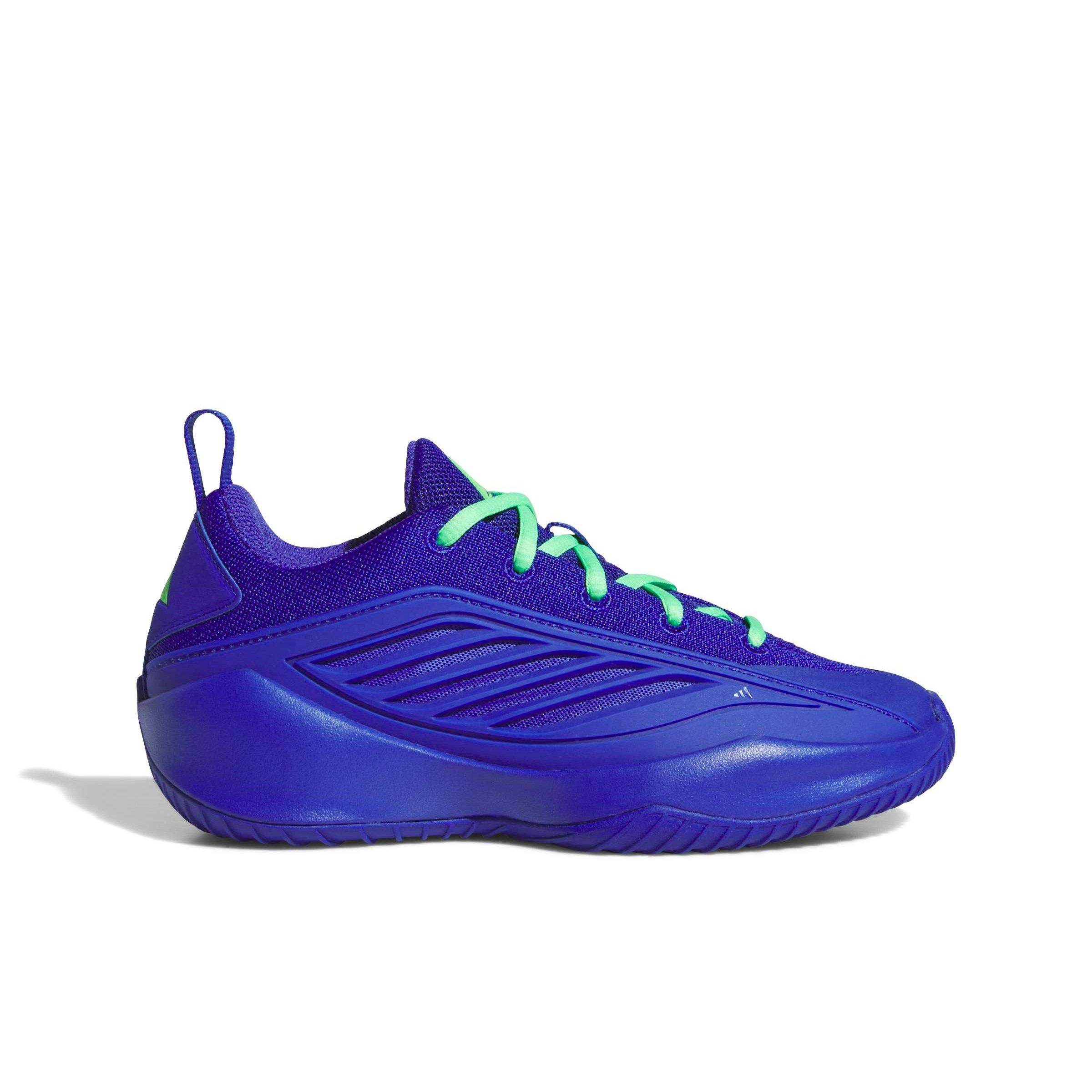 adidas Believe That 1 J "Lucid Blue/Court Green/Lucid Blue" Grade School Boys' Basketball Shoe - BLUE/GREEN/BLUE